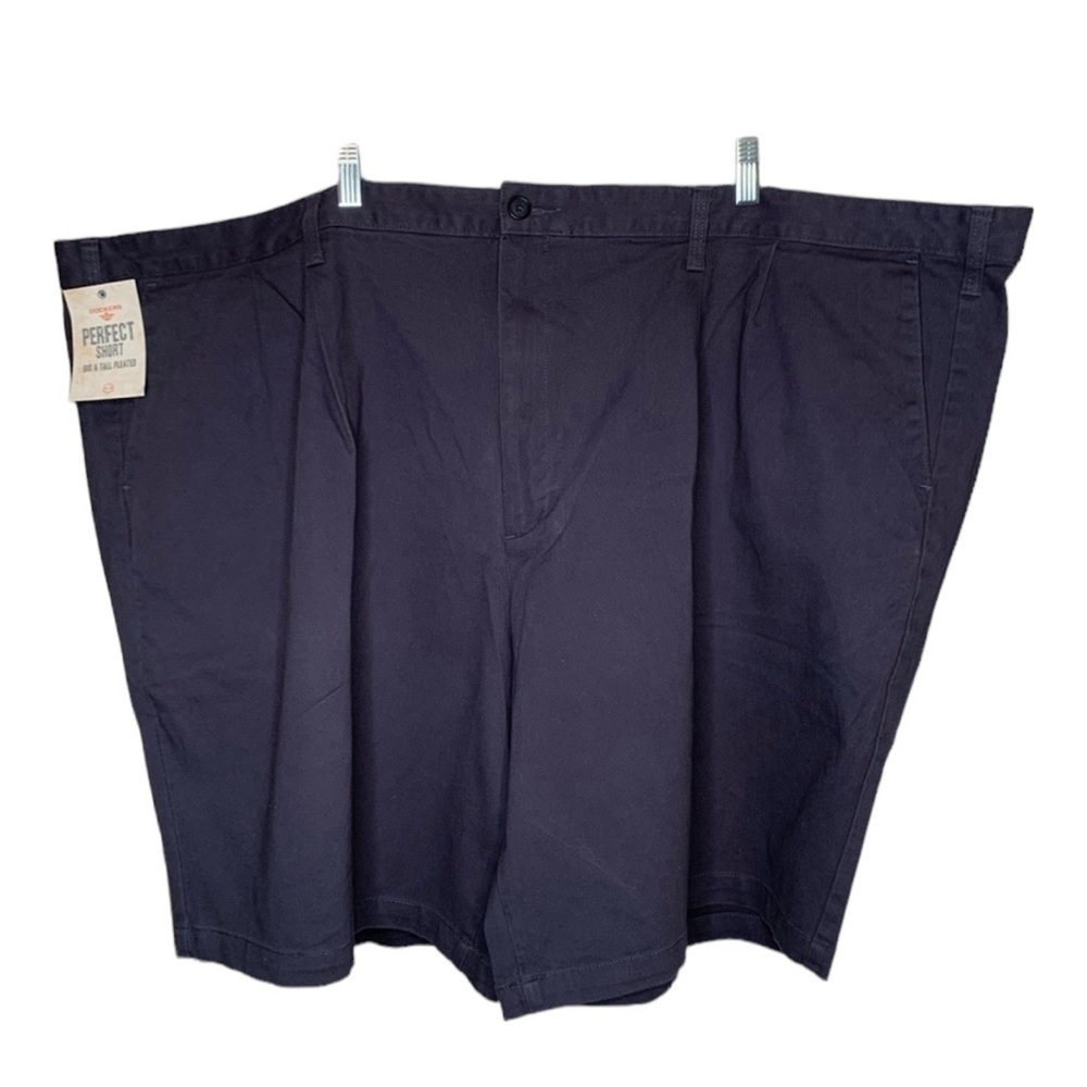 New Dockers Perfect Short Big & Tall Men’s 60 blue - Picture 4 of 8